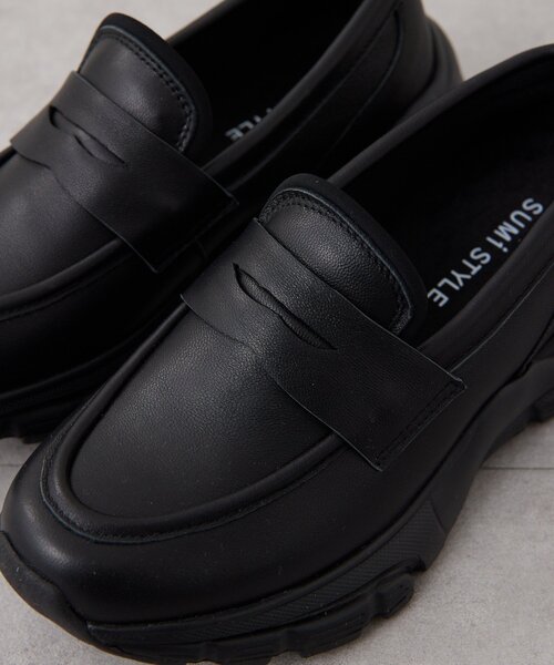 ear PAPILLONNER(イアパピヨネ)の「ボリュームローファー【SUM1 STYLE】(ローファー・レディース・ブラック/ホワイト・MEDIUM/LARGE/SMALL)」の10枚目の写真