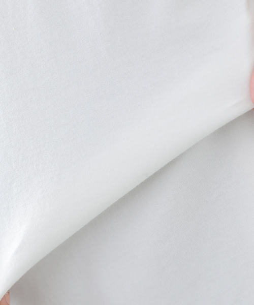 JOURNAL STANDARD LUXE（ジャーナルスタンダード　ラックス）の「クラシック天竺スタンダードクルーネックワンピース（ワンピース・レディース・ホワイト/ブラック・MEDIUM/SMALL）」の15枚目の写真