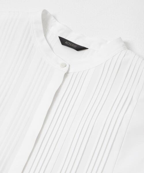 URBAN RESEARCH ROSSO WOMEN（アーバンリサーチ　ロッソ）の「フレアシルエットピンタックブラウス（シャツ/ブラウス・レディース・オフホワイト/ブルー・FREE）」の8枚目の写真