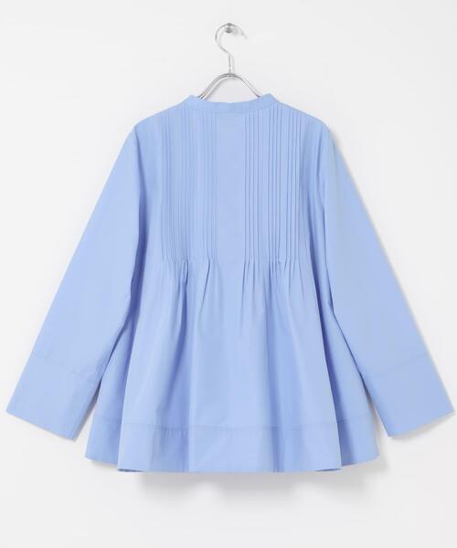 URBAN RESEARCH ROSSO WOMEN（アーバンリサーチ　ロッソ）の「フレアシルエットピンタックブラウス（シャツ/ブラウス・レディース・オフホワイト/ブルー・FREE）」の18枚目の写真