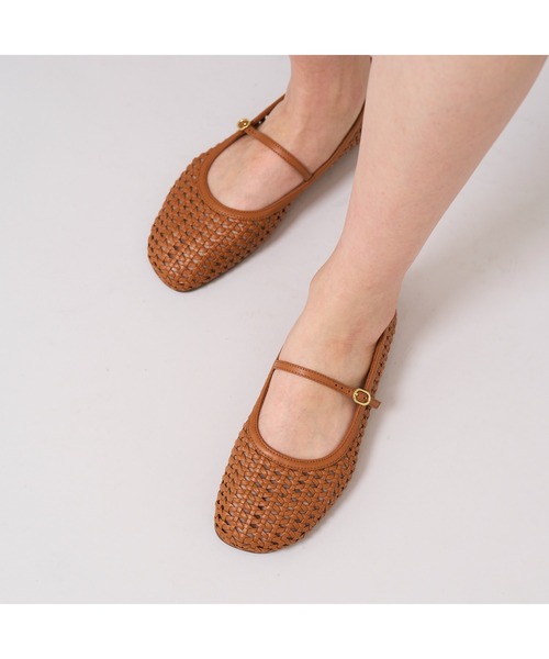 Clarks(クラークス)の「Livia Sky / リビアスカイ (タンウィーブ)(バレエシューズ・レディース・タン・UK5.5/UK4.5/UK3.5/UK3/UK4/UK6/UK5)」の10枚目の写真