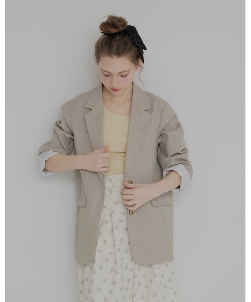 jumelle（ジュメロ）の「ドットリボンシュシュ（シュシュ・レディース・ブラック・FREE）」の3枚目の写真