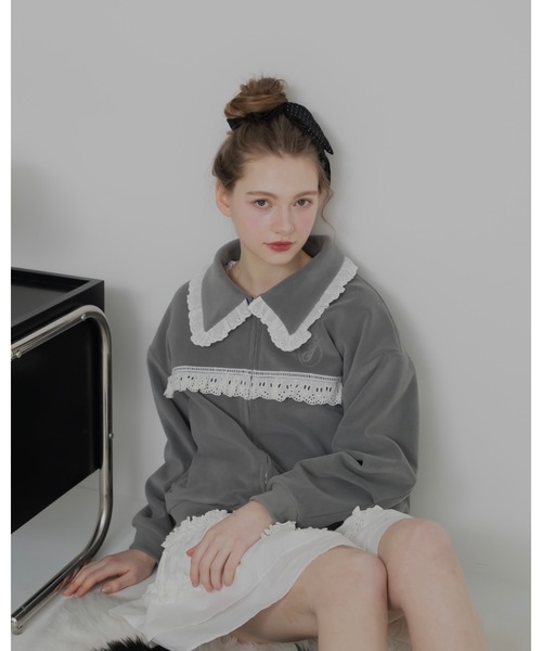 jumelle（ジュメロ）の「ドットリボンシュシュ（シュシュ・レディース・ブラック・FREE）」の4枚目の写真