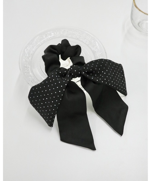 jumelle（ジュメロ）の「ドットリボンシュシュ（シュシュ・レディース・ブラック・FREE）」の16枚目の写真