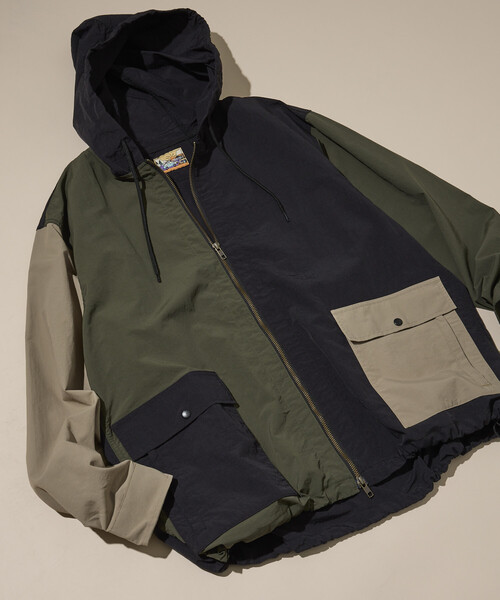 FREAK'S STORE(フリークスストア)の「リサイクルナイロン ジップアップ フードブルゾン(ナイロンジャケット・メンズ・その他13/その他15/その他16/レオパード/その他9・LARGE/MEDIUM)」の4枚目の写真