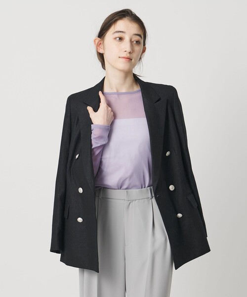 6ボタン リネン ブレザー ジャケット（テーラードジャケット）｜UNITED