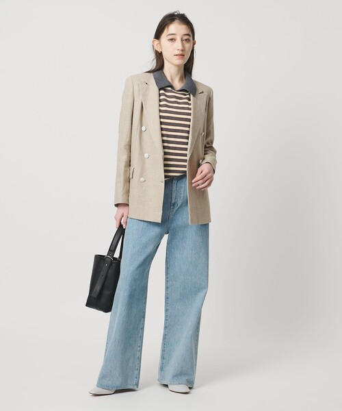 6ボタン リネン ブレザー ジャケット（テーラードジャケット）｜UNITED