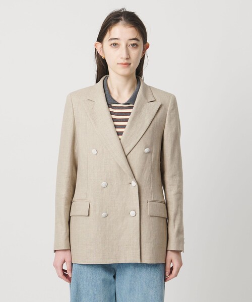 6ボタン リネン ブレザー ジャケット（テーラードジャケット）｜UNITED