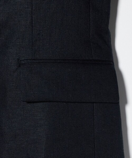 UNITED ARROWS（ユナイテッドアローズ）の「6ボタン リネン ブレザー ジャケット（テーラードジャケット・レディース・ライトピンク/ナチュラル/ネイビー・36/40/38/34）」の20枚目の写真