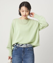 green label relaxing（グリーンレーベルリラクシング）の「シャーリー ワイド プルオーバー ニット ウォッシャブル（ニット/セーター）」