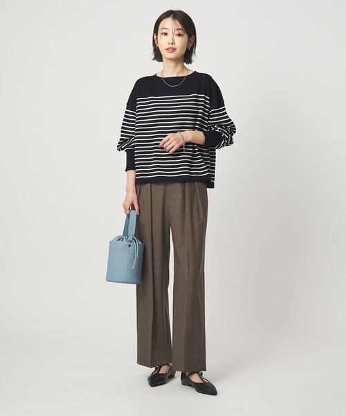 green label relaxing（グリーンレーベルリラクシング）の「シャーリー ワイド プルオーバー ニット ウォッシャブル（ニット/セーター・レディース・ライム/ベージュ/その他1/その他2・FREE）」の20枚目の写真