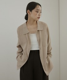 hellam（へラム）の「ポロニットカーディガン（カーディガン/ボレロ）」