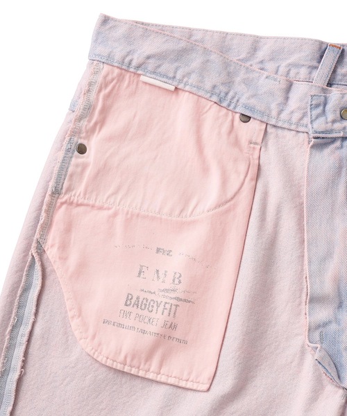 FTC（エフティーシー）の「EMB - OVERDYED（デニムパンツ・メンズ・ホワイト系その他/ピンク系その他・MEDIUM/X-LARGE/LARGE）」の13枚目の写真