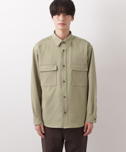 THE SHOP TK （ザ ショップ ティーケー ）の「FLEX LINE  カバーオール　ストレッチ/防シワ/マシンウォッシャブル/セットアップ可（シャツ/ブラウス・メンズ・ブラック/ベージュ・04/02/03）」の17枚目の写真
