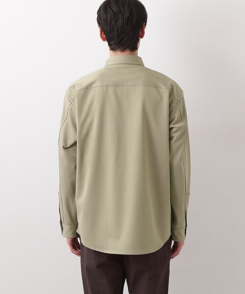 THE SHOP TK （ザ ショップ ティーケー ）の「FLEX LINE  カバーオール　ストレッチ/防シワ/マシンウォッシャブル/セットアップ可（シャツ/ブラウス・メンズ・ブラック/ベージュ・04/02/03）」の19枚目の写真