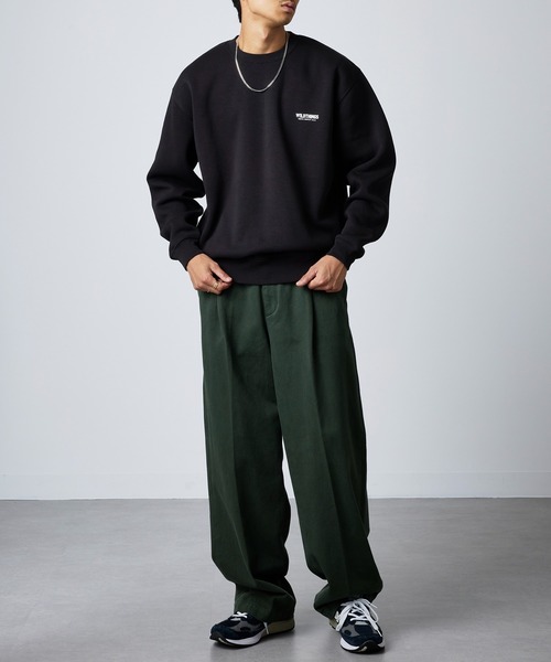 WILD THINGS（ワイルドシングス）の「【WILD THINGS】ステンシルバックプリントトスウェット（スウェット・メンズ・グレー/オリーブ/ブラック・XL/L）」の17枚目の写真