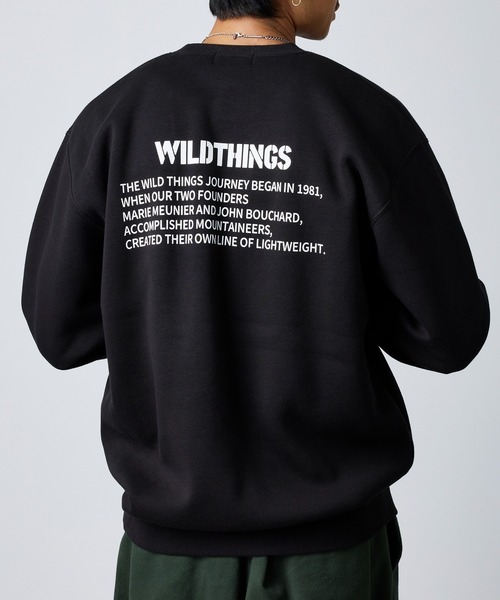 WILD THINGS（ワイルドシングス）の「【WILD THINGS】ステンシルバックプリントトスウェット（スウェット・メンズ・グレー/オリーブ/ブラック・XL/L）」の15枚目の写真
