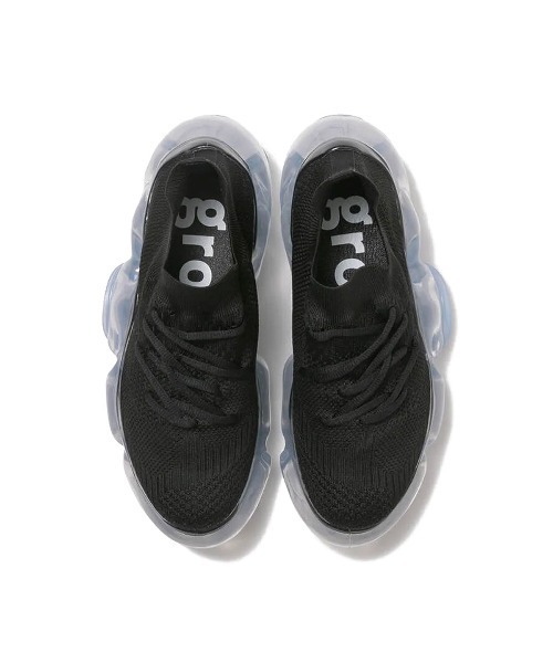 grounds(グラウンズ)の「grounds【グラウンズ】- スニーカー【MOOPIER4-BLACK/TP-ICEGRAY 346】(スニーカー・レディース・ブラック×グレー・24.0cm/23.0cm/25.0cm/27.5cm/25.5cm/27.0cm)」の5枚目の写真