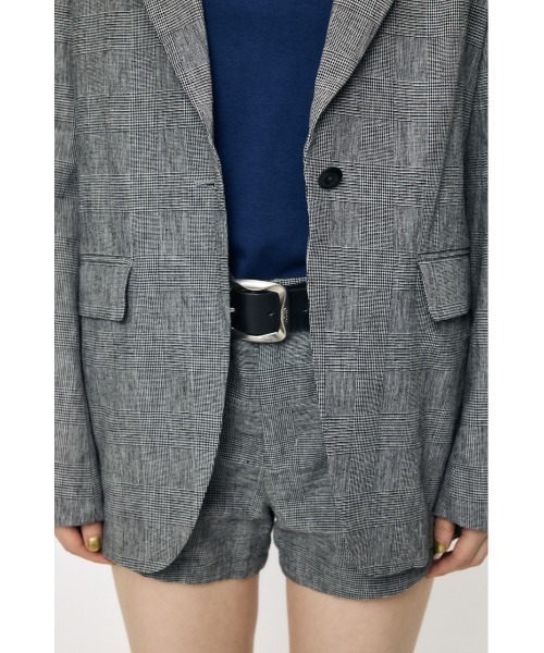 MOUSSY(マウジー)の「【26年SS新作】【セットアップ対応】LINEN BLEND OVERSIZED ジャケット(テーラードジャケット・レディース・ブラウン/グレー・FREE)」の19枚目の写真
