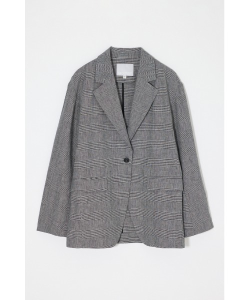 MOUSSY(マウジー)の「【26年SS新作】【セットアップ対応】LINEN BLEND OVERSIZED ジャケット(テーラードジャケット・レディース・ブラウン/グレー・FREE)」の20枚目の写真
