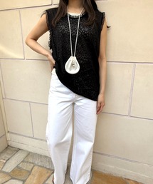 FLEK（フレック）の「SHEER PATTERN LONG SLEEVELESS（タンクトップ）」