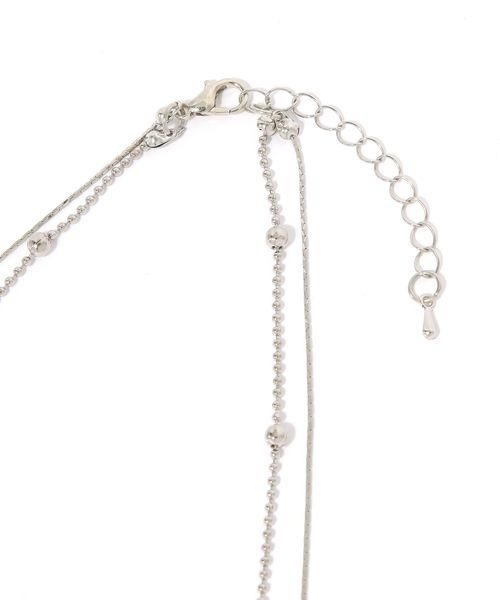 kutir(クティール)の「kutirlune/2連ハートネックレス(ネックレス・レディース・シルバー・FREE)」の6枚目の写真