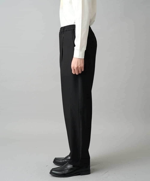 a.v.v（アーヴェヴェ）の「【イージーケア/洗濯機で洗える/毛玉になりにくい/ストレッチ】メランジツイルイージーバルーンパンツ（その他パンツ・メンズ・カーキ/ブラック/ベージュ・46/48）」の6枚目の写真