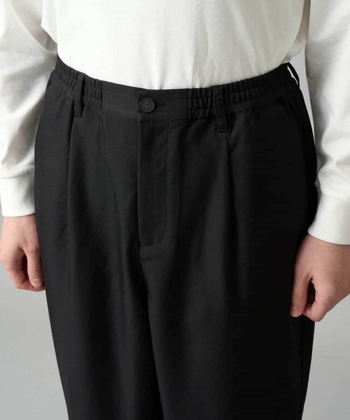 a.v.v（アーヴェヴェ）の「【イージーケア/洗濯機で洗える/毛玉になりにくい/ストレッチ】メランジツイルイージーバルーンパンツ（その他パンツ・メンズ・カーキ/ブラック/ベージュ・46/48）」の8枚目の写真