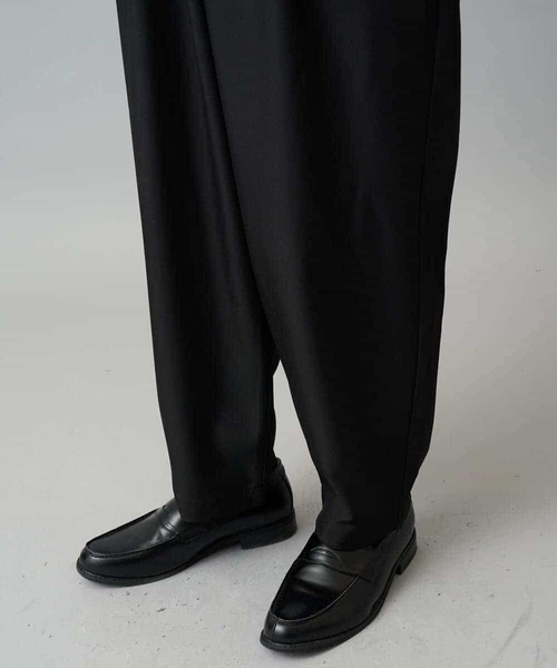 a.v.v（アーヴェヴェ）の「【イージーケア/洗濯機で洗える/毛玉になりにくい/ストレッチ】メランジツイルイージーバルーンパンツ（その他パンツ・メンズ・カーキ/ブラック/ベージュ・46/48）」の11枚目の写真