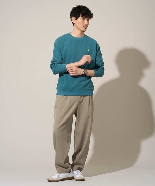 a.v.v（アーヴェヴェ）の「【イージーケア/洗濯機で洗える/毛玉になりにくい/ストレッチ】メランジツイルイージーバルーンパンツ（その他パンツ・メンズ・カーキ/ブラック/ベージュ・46/48）」の15枚目の写真