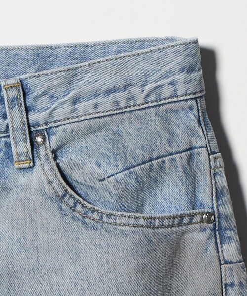ASTRAET(アストラット)の「<ASTRAET>ダブルニー バギー デニムパンツ UNISEX(その他パンツ・レディース・ライトブルー・2/0/00/1)」の8枚目の写真