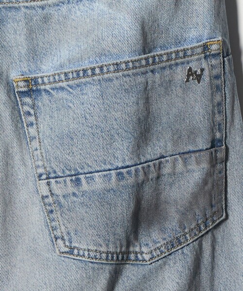ASTRAET(アストラット)の「<ASTRAET>ダブルニー バギー デニムパンツ UNISEX(その他パンツ・レディース・ライトブルー・2/0/00/1)」の10枚目の写真