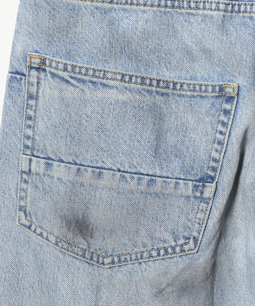 ASTRAET(アストラット)の「<ASTRAET>ダブルニー バギー デニムパンツ UNISEX(その他パンツ・レディース・ライトブルー・2/0/00/1)」の11枚目の写真