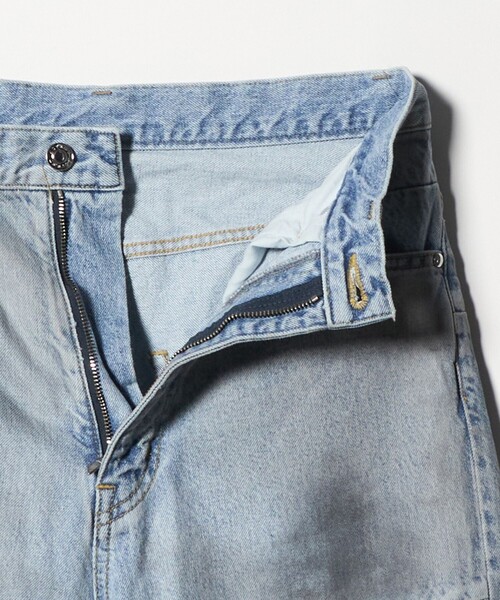 ASTRAET(アストラット)の「<ASTRAET>ダブルニー バギー デニムパンツ UNISEX(その他パンツ・レディース・ライトブルー・2/0/00/1)」の12枚目の写真