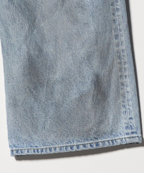 ASTRAET(アストラット)の「<ASTRAET>ダブルニー バギー デニムパンツ UNISEX(その他パンツ・レディース・ライトブルー・2/0/00/1)」の13枚目の写真