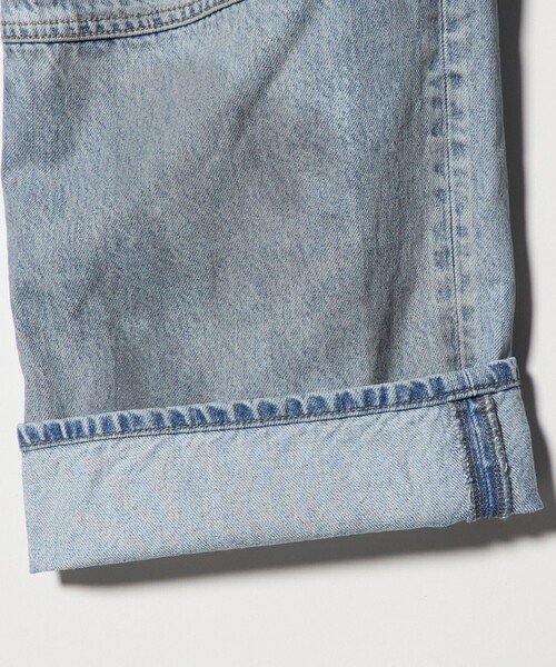 ASTRAET(アストラット)の「<ASTRAET>ダブルニー バギー デニムパンツ UNISEX(その他パンツ・レディース・ライトブルー・2/0/00/1)」の14枚目の写真