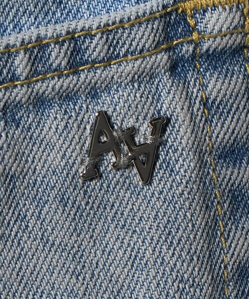 ASTRAET(アストラット)の「<ASTRAET>ダブルニー バギー デニムパンツ UNISEX(その他パンツ・レディース・ライトブルー・2/0/00/1)」の17枚目の写真