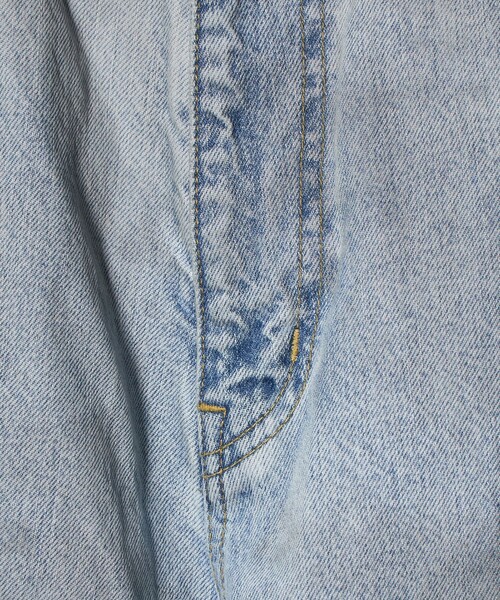ASTRAET(アストラット)の「<ASTRAET>ダブルニー バギー デニムパンツ UNISEX(その他パンツ・レディース・ライトブルー・2/0/00/1)」の18枚目の写真