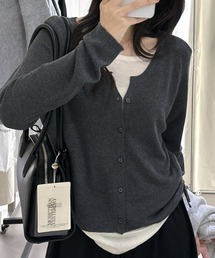 layerd design cardigan