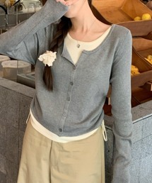 layerd design cardigan