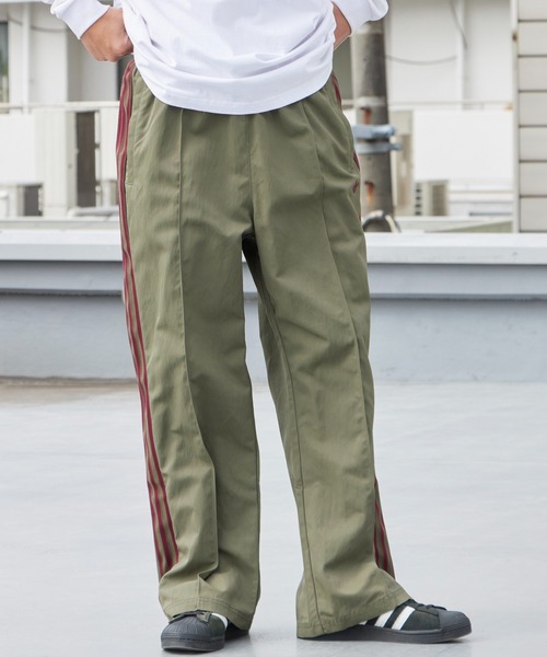 adidas（アディダス）の「adidas/アディダス ブリットコア トラックパンツ ラインパンツ スリーストライプス 2026年春夏（その他パンツ・メンズ・ブラック/グリーン・S/M/L/XL）」の12枚目の写真