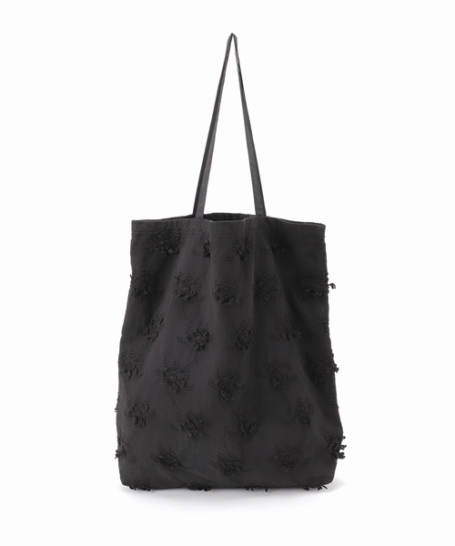 Spick & Span（スピックアンドスパン）の「crinkle crinkle crinkle 別注3D embroidery TOTE*（トートバッグ・レディース・ブラック・FREE）」の10枚目の写真