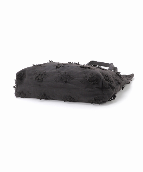 Spick & Span（スピックアンドスパン）の「crinkle crinkle crinkle 別注3D embroidery TOTE*（トートバッグ・レディース・ブラック・FREE）」の12枚目の写真