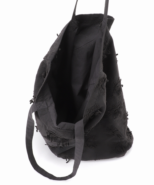 Spick & Span（スピックアンドスパン）の「crinkle crinkle crinkle 別注3D embroidery TOTE*（トートバッグ・レディース・ブラック・FREE）」の13枚目の写真