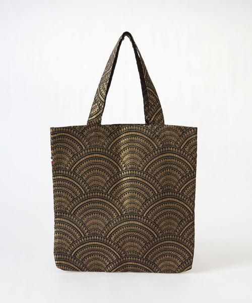 Erwan L(アルワンエル)の「Erwan L(アルワンエル) / デイリートートバッグ Daily tote EL-25008 フランス製(トートバッグ・レディース・レオパード/ライトグレー/ブラック×ゴールド/ブラック×ホワイト/マルチ/ホワイト×レッド/ゴールド/ネイビー×ホワイト・FREE)」の7枚目の写真
