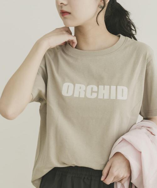 ITEMS URBANRESEARCH(アイテムズ アーバンリサーチ)の「フロッキープリントTシャツ(Tシャツ/カットソー・レディース・ライトブルー/ライトベージュ/チャコールグレー/ホワイト・FREE)」の3枚目の写真