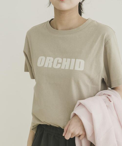 ITEMS URBANRESEARCH(アイテムズ アーバンリサーチ)の「フロッキープリントTシャツ(Tシャツ/カットソー・レディース・ライトブルー/ライトベージュ/チャコールグレー/ホワイト・FREE)」の14枚目の写真