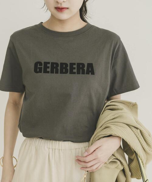 ITEMS URBANRESEARCH(アイテムズ アーバンリサーチ)の「フロッキープリントTシャツ(Tシャツ/カットソー・レディース・ライトブルー/ライトベージュ/チャコールグレー/ホワイト・FREE)」の22枚目の写真