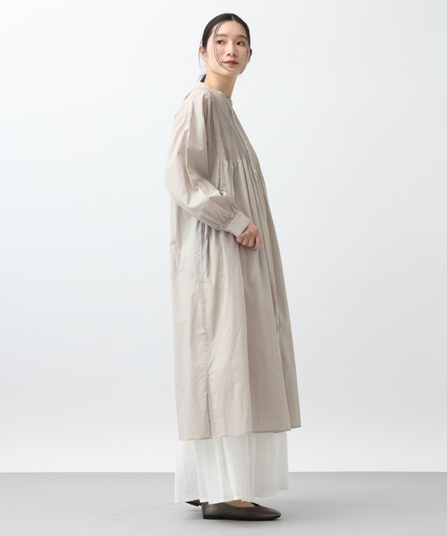 studio CLIP（スタディオクリップ）の「《natural by clip》Cメニーピンタックワンピース（ワンピース・レディース・ライトグリーン/ライトグレー/ネイビー・FREE）」の13枚目の写真