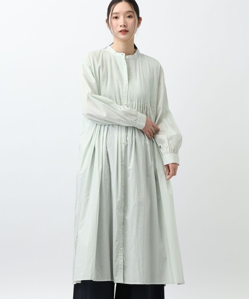 studio CLIP（スタディオクリップ）の「《natural by clip》Cメニーピンタックワンピース（ワンピース・レディース・ライトグリーン/ライトグレー/ネイビー・FREE）」の17枚目の写真